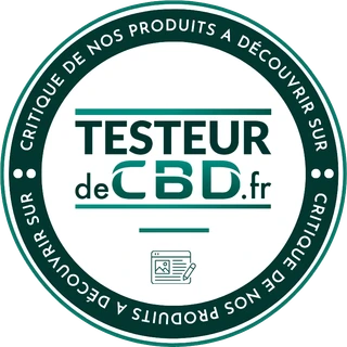 Badge Vu sur Testeur de CBD