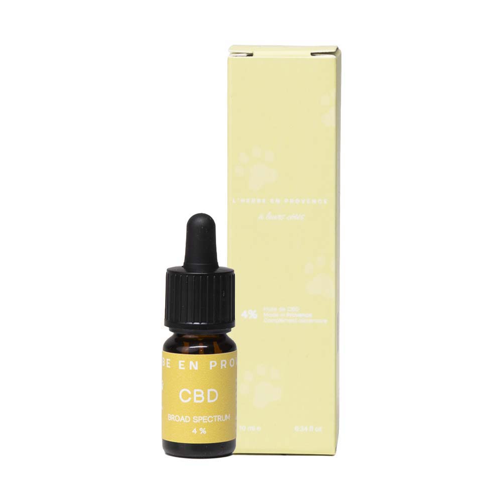 Huile CBD animaux 4 % Broad Spectrum